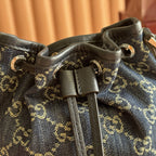 Mini Bucket Bag With Plaque