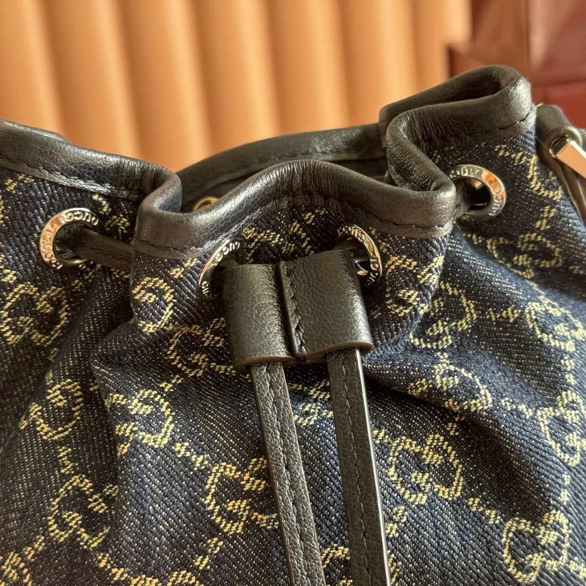 Mini Bucket Bag With Plaque