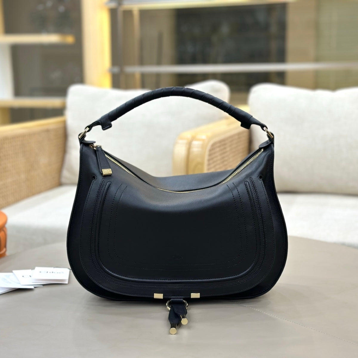 Marcie Shoulder Bag in Soft Leather