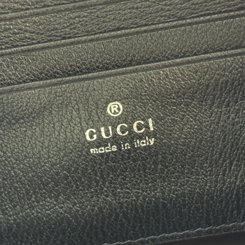 GG Denim Small Boston Bag