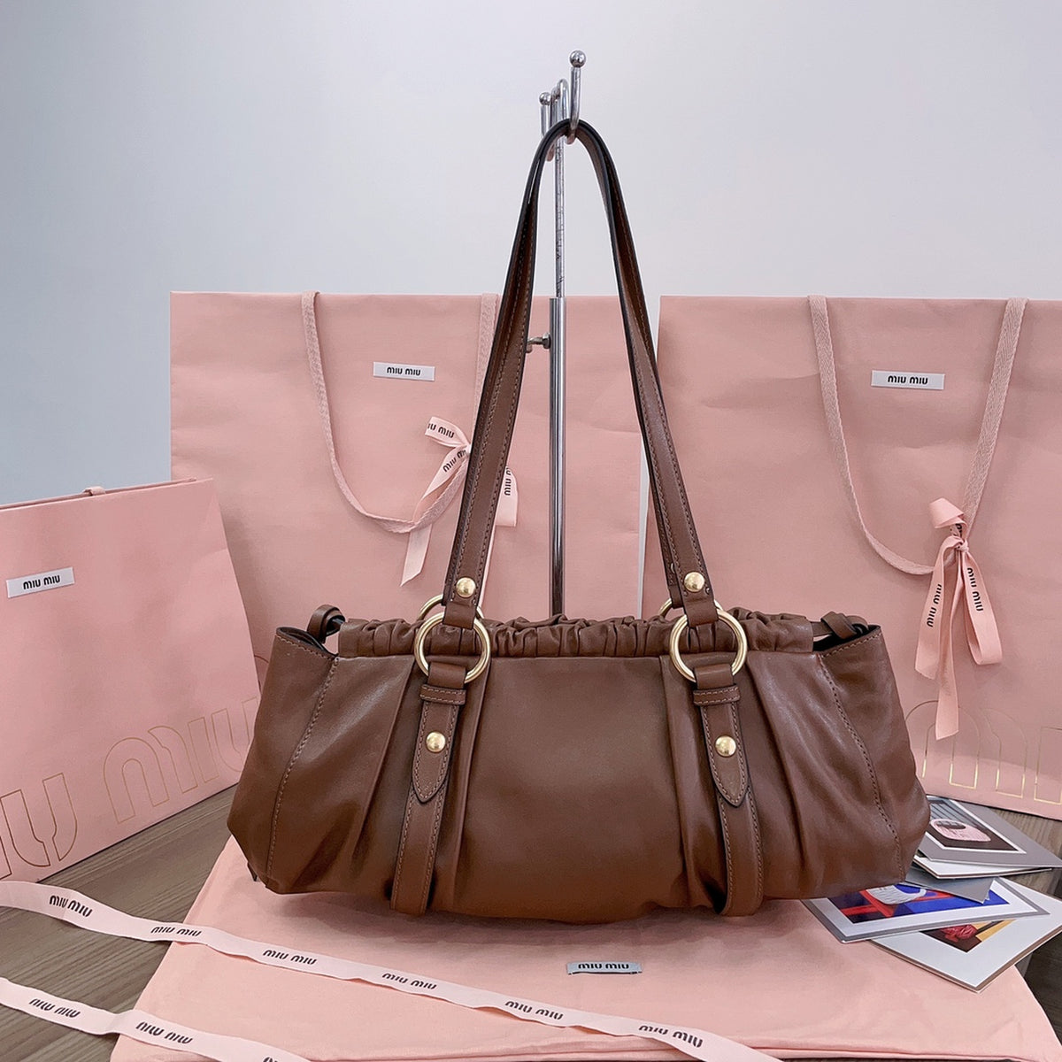 Joie Nappa Leather Shoulder Bag