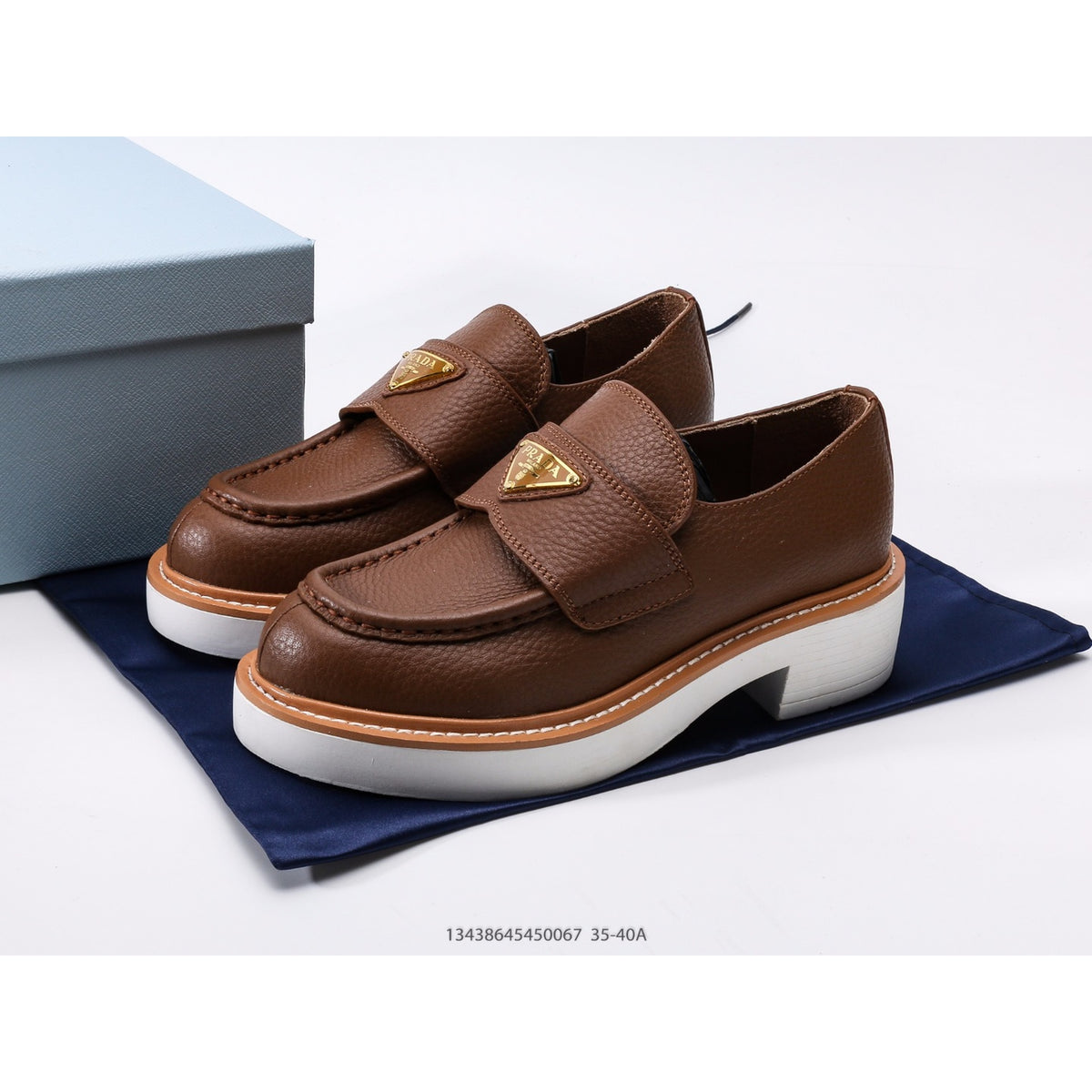 Triangle Logo Platform Loafer