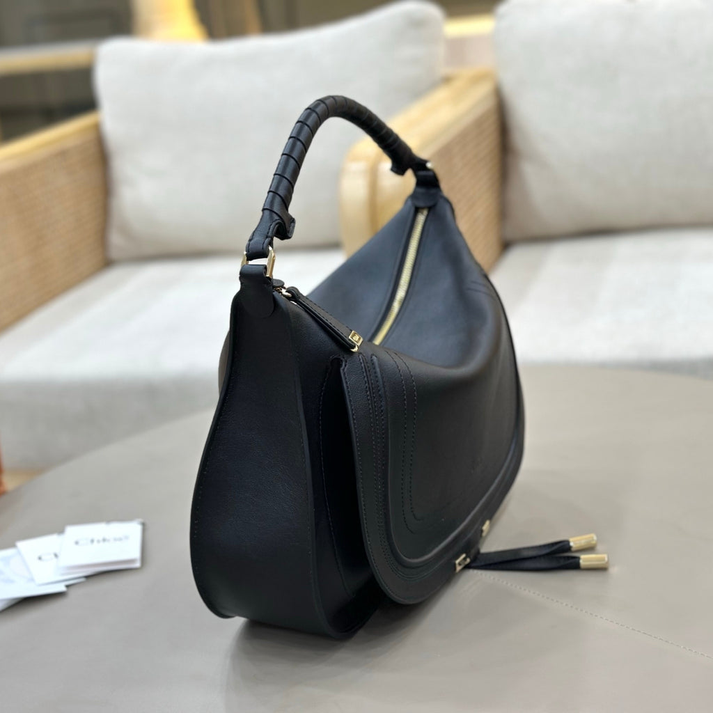 Marcie Shoulder Bag in Soft Leather