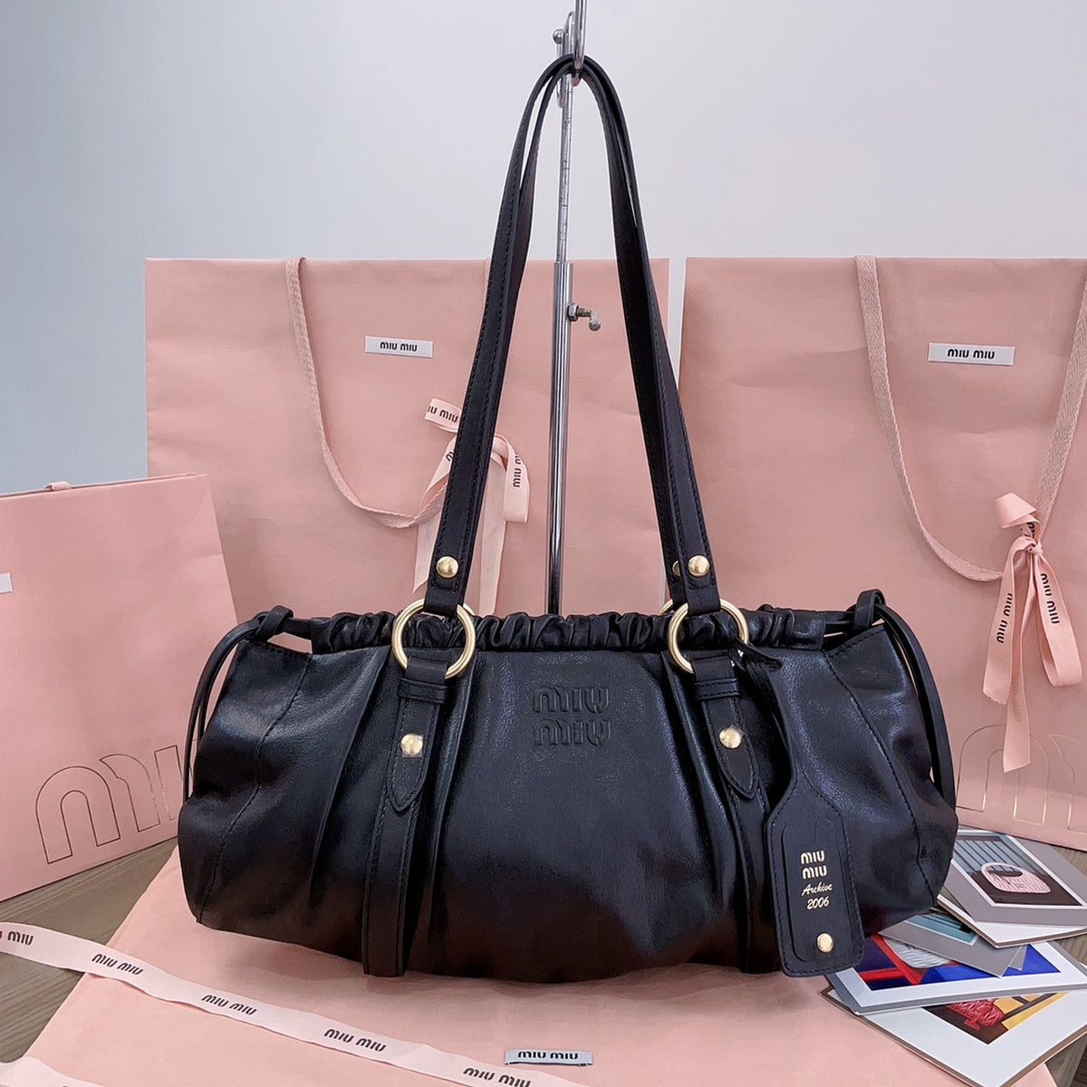 Joie Nappa Leather Shoulder Bag