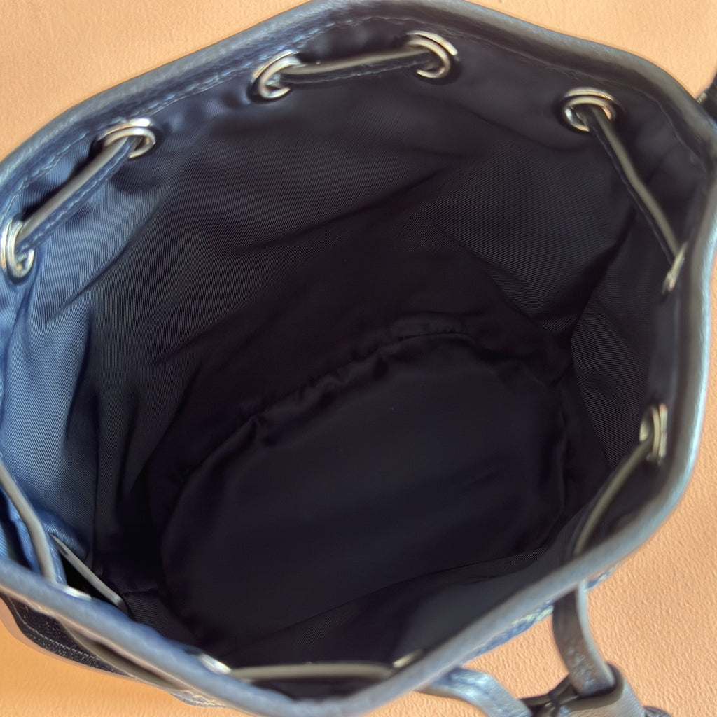 Mini Bucket Bag With Plaque