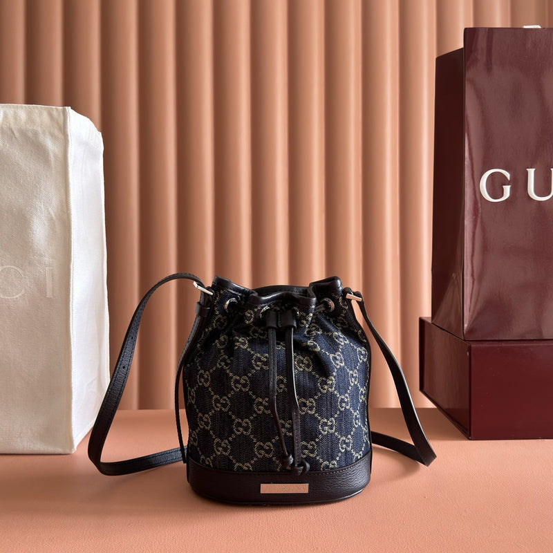 Mini Bucket Bag With Plaque