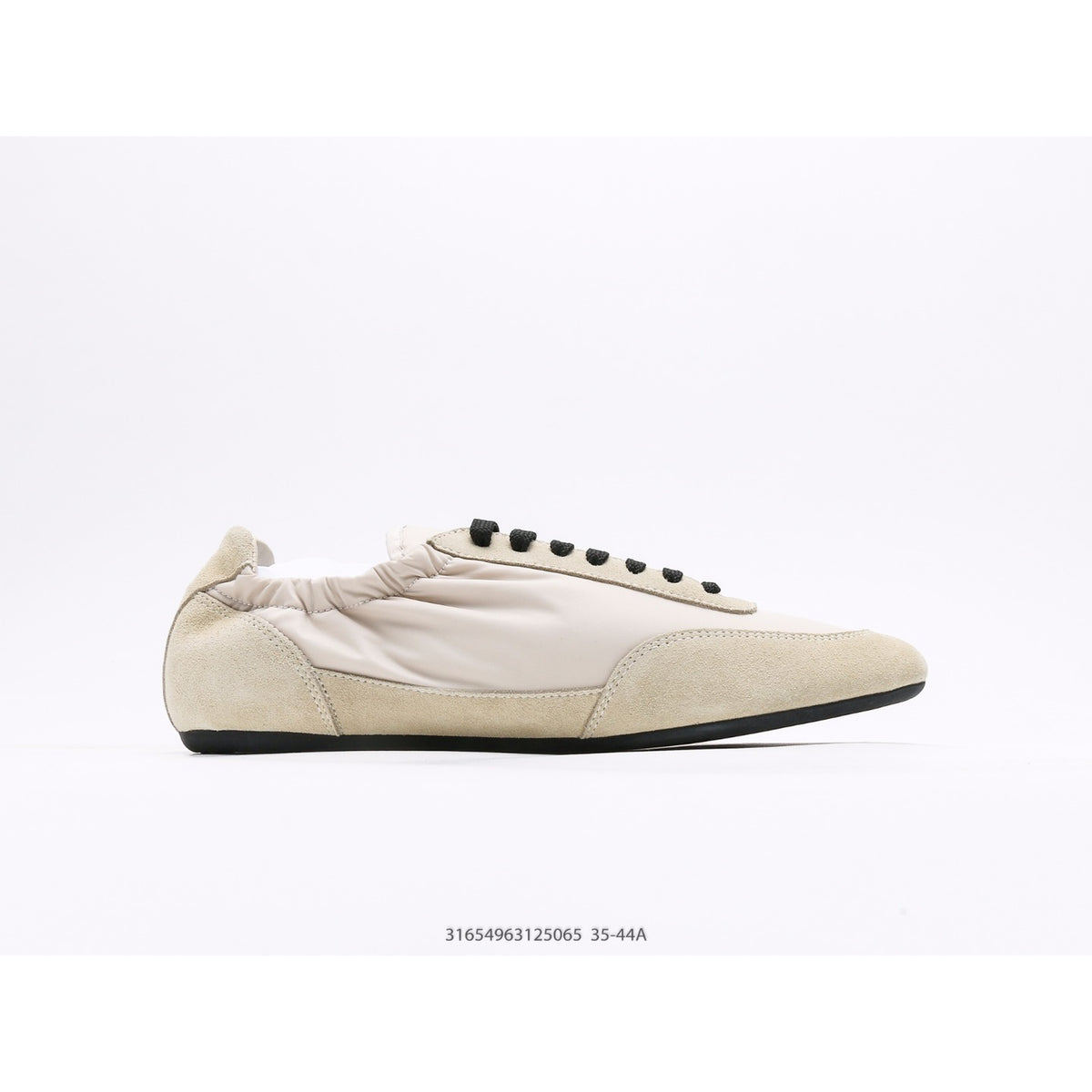 Collapse Re-Nylon And Suede Elasticized Sneakers