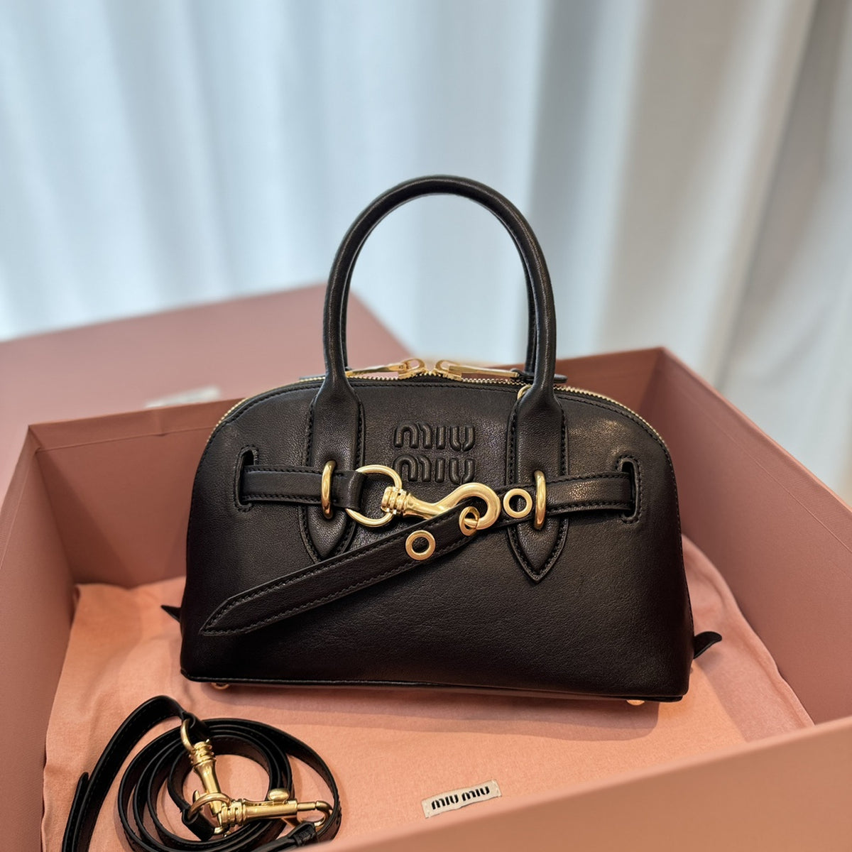 Aventure Mini Nappa Leather Bag
