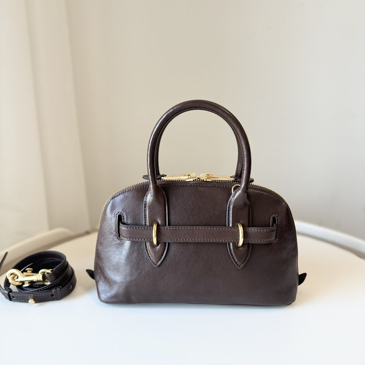 Aventure Mini Nappa Leather Bag