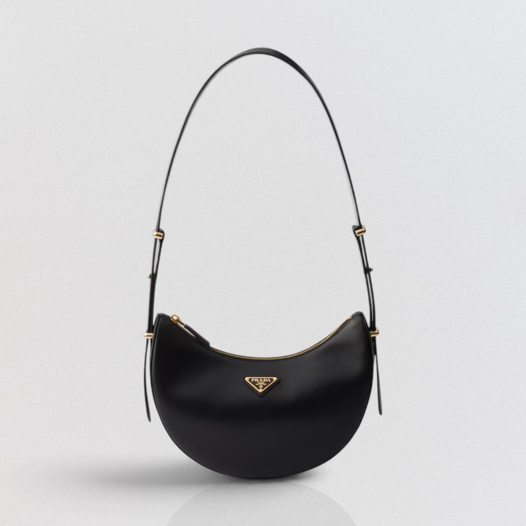 Arqué Small Leather Shoulder Bag