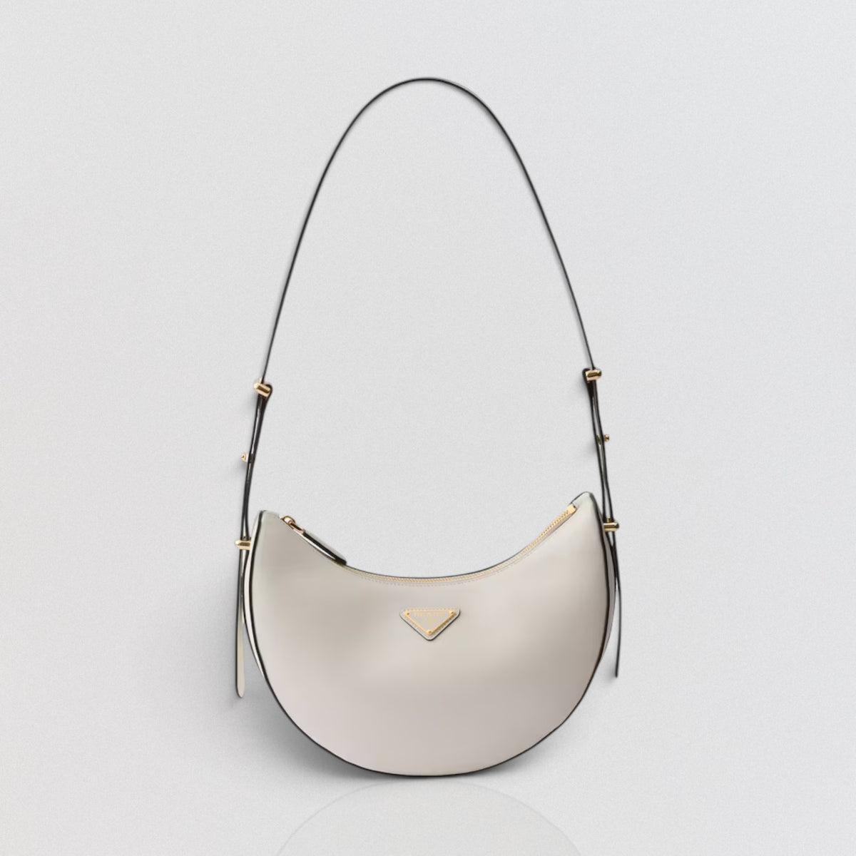 Arqué Small Leather Shoulder Bag
