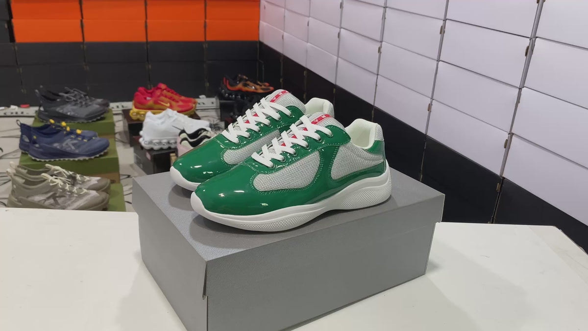 America's Cup Biker Fabric Sneakers