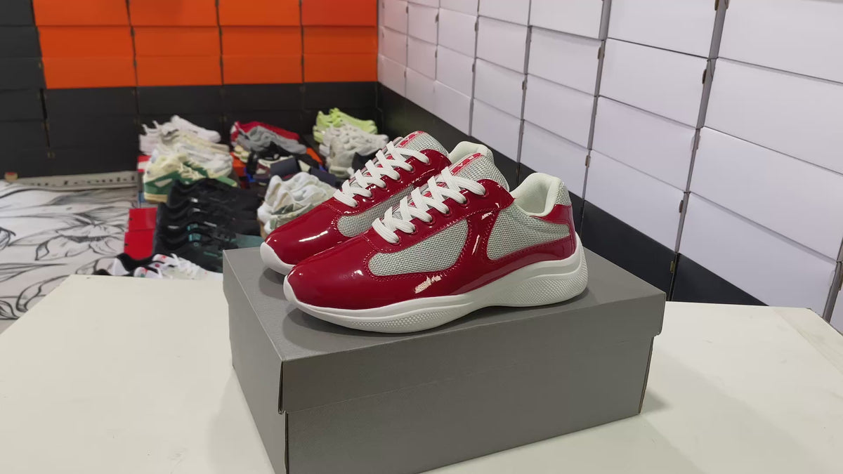 America's Cup Biker Fabric Sneakers